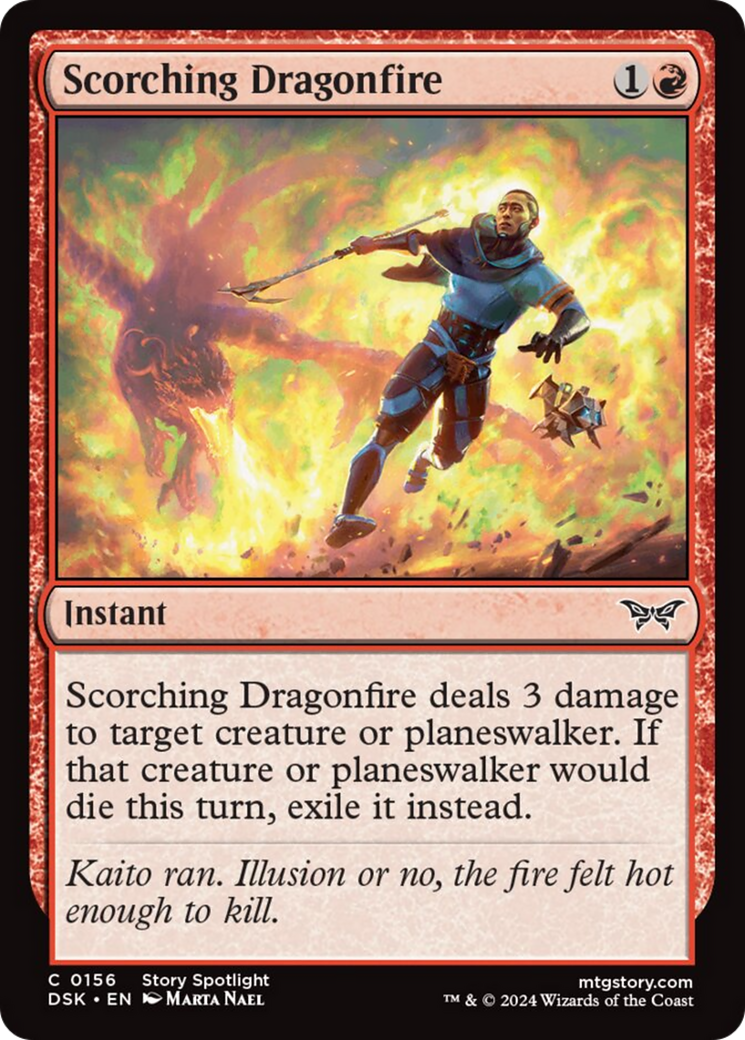 Scorching Dragonfire [Duskmourn: House of Horror] | Tacoma Games