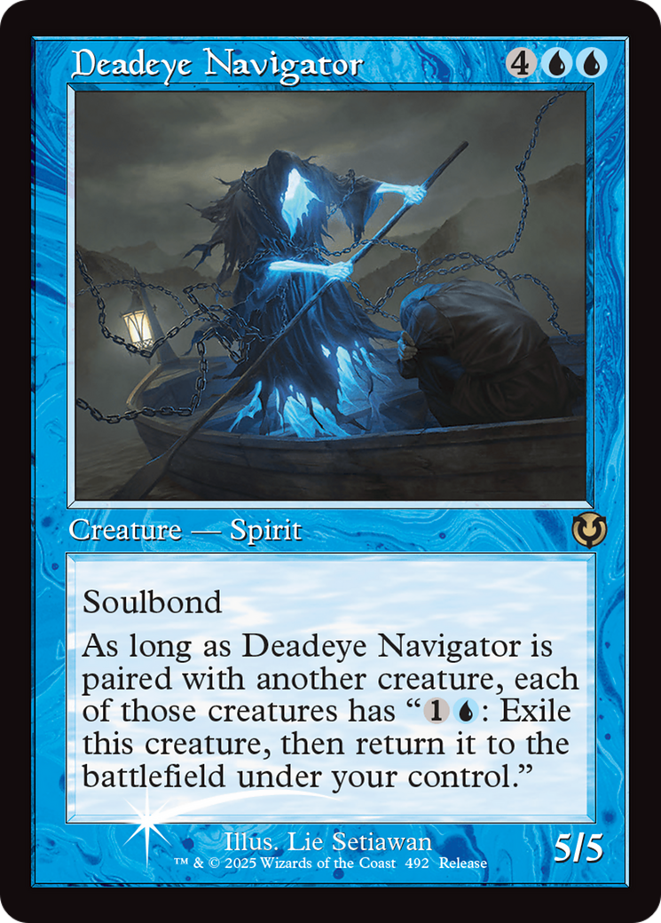 Deadeye Navigator (Retro Frame) [Innistrad Remastered Promos] | Tacoma Games