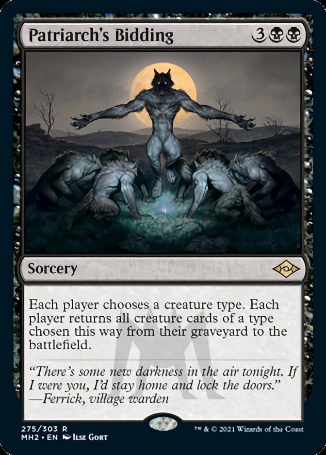 Patriarch's Bidding (Foil Etched) [Modern Horizons 2] | Tacoma Games