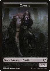 Treasure // Zombie Double-Sided Token [Dungeons & Dragons: Adventures in the Forgotten Realms Tokens] | Tacoma Games