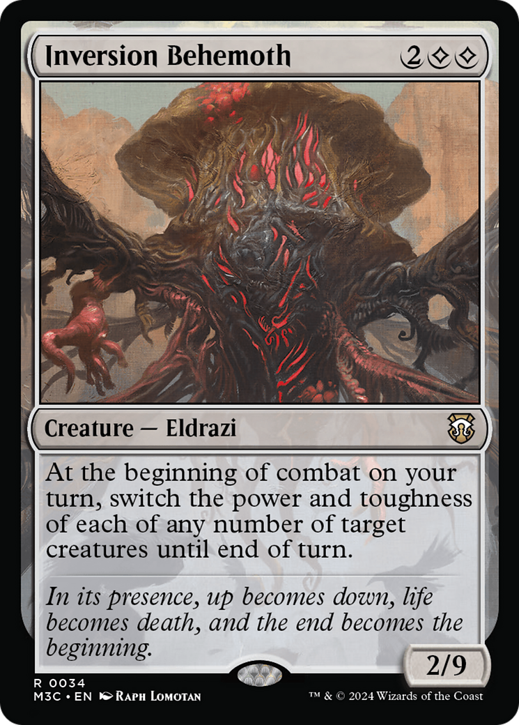 Inversion Behemoth (Ripple Foil) [Modern Horizons 3 Commander] | Tacoma Games