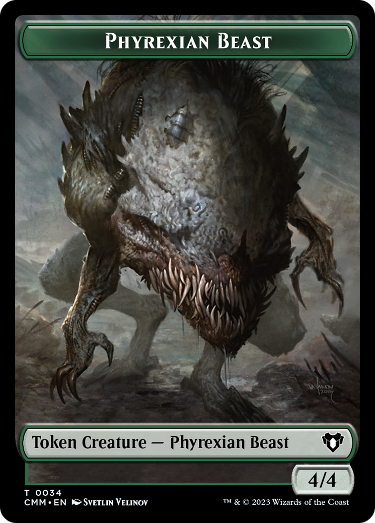 Phyrexian Beast Token [Commander Masters Tokens] | Tacoma Games