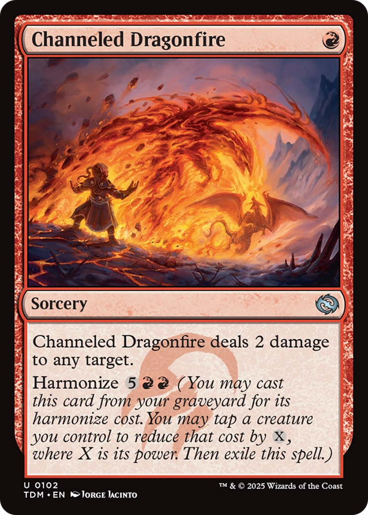 Channeled Dragonfire [Tarkir: Dragonstorm] | Tacoma Games