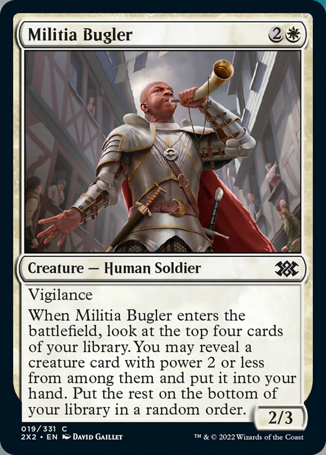 Militia Bugler [Double Masters 2022] | Tacoma Games