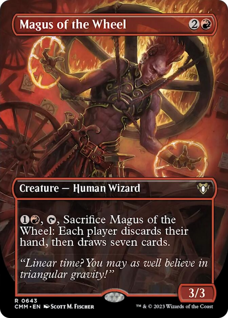 Magus of the Wheel (Borderless Alternate Art) [Commander Masters] | Tacoma Games