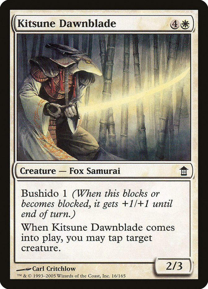 Kitsune Dawnblade [Saviors of Kamigawa] | Tacoma Games