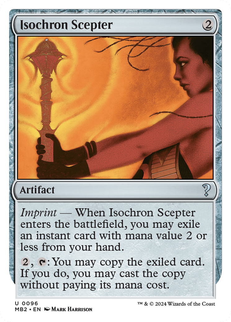 Isochron Scepter (White Border) [Mystery Booster 2] | Tacoma Games