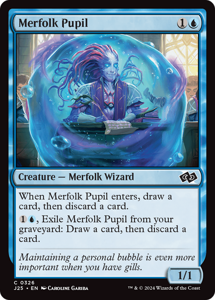 Merfolk Pupil [Foundations Jumpstart] | Tacoma Games