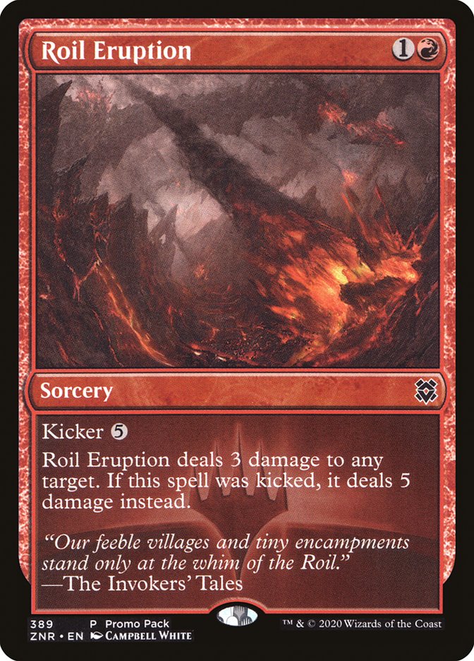 Roil Eruption (Promo Pack) [Zendikar Rising Promos] | Tacoma Games