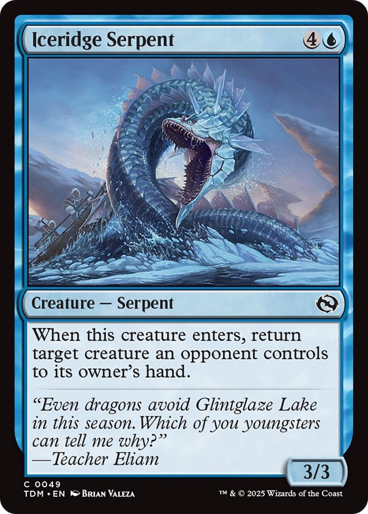 Iceridge Serpent [Tarkir: Dragonstorm] | Tacoma Games