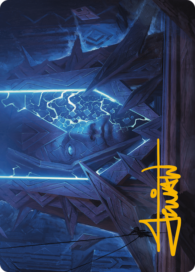 Stone Idol Generator Art Card (Gold-Stamped Signature) [Modern Horizons 3 Art Series] | Tacoma Games