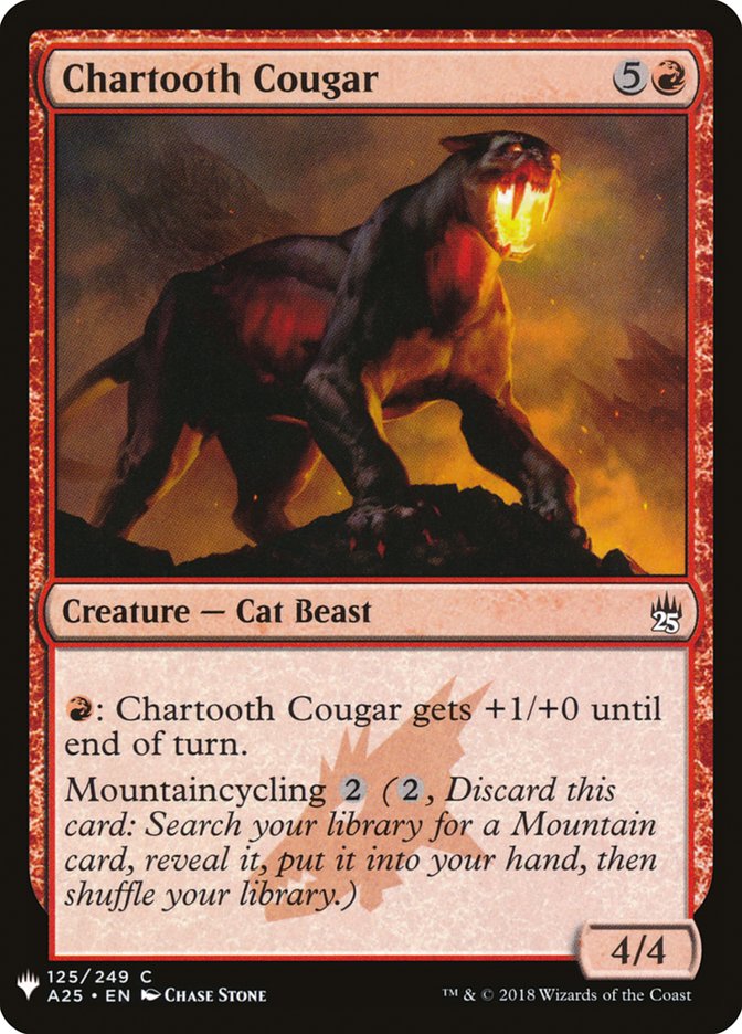 Chartooth Cougar [Mystery Booster] | Tacoma Games