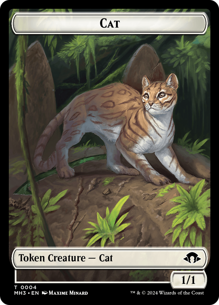 Cat // Energy Reserve Double-Sided Token [Modern Horizons 3 Tokens] | Tacoma Games