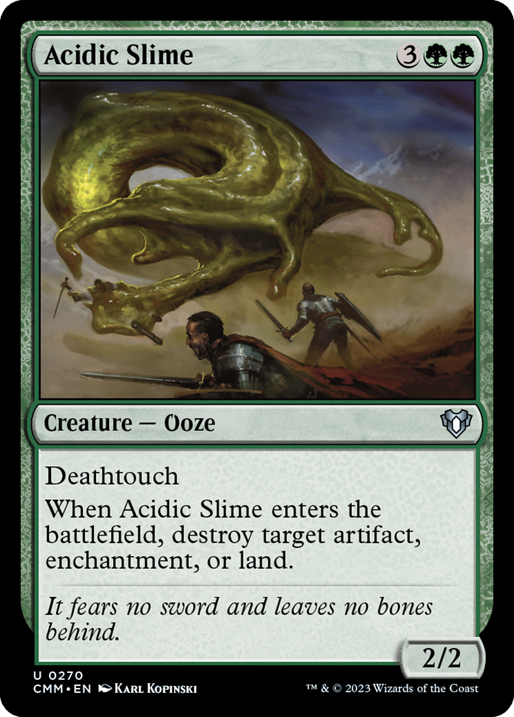 Acidic Slime [Commander Masters] | Tacoma Games