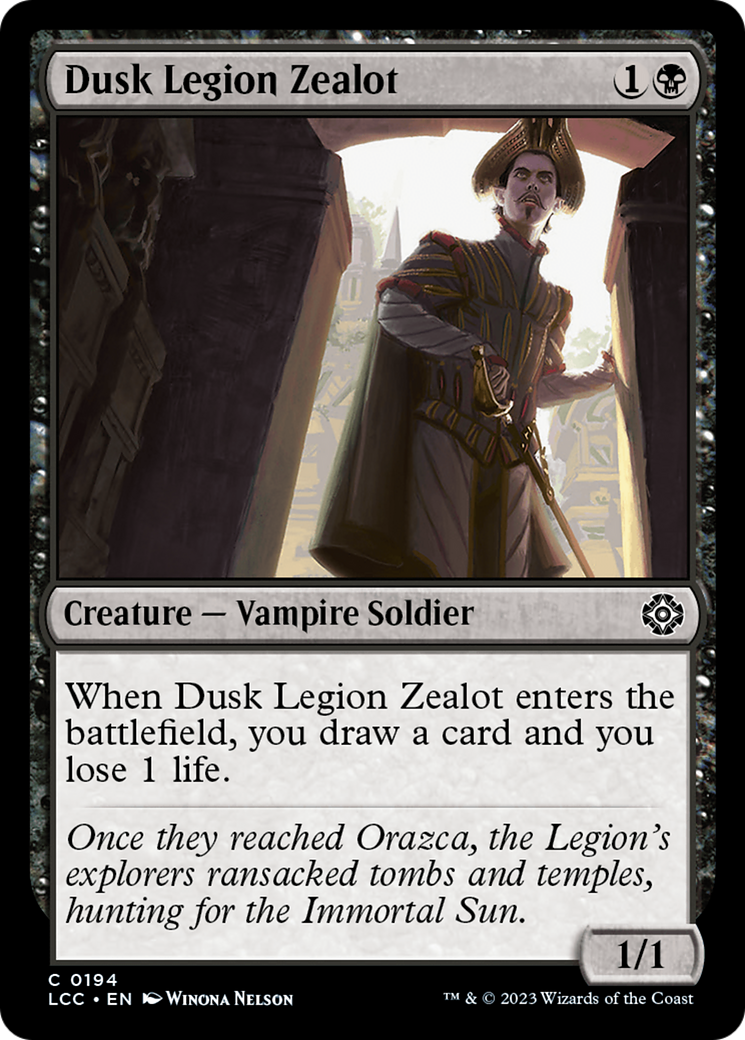 Dusk Legion Zealot [The Lost Caverns of Ixalan Commander] | Tacoma Games