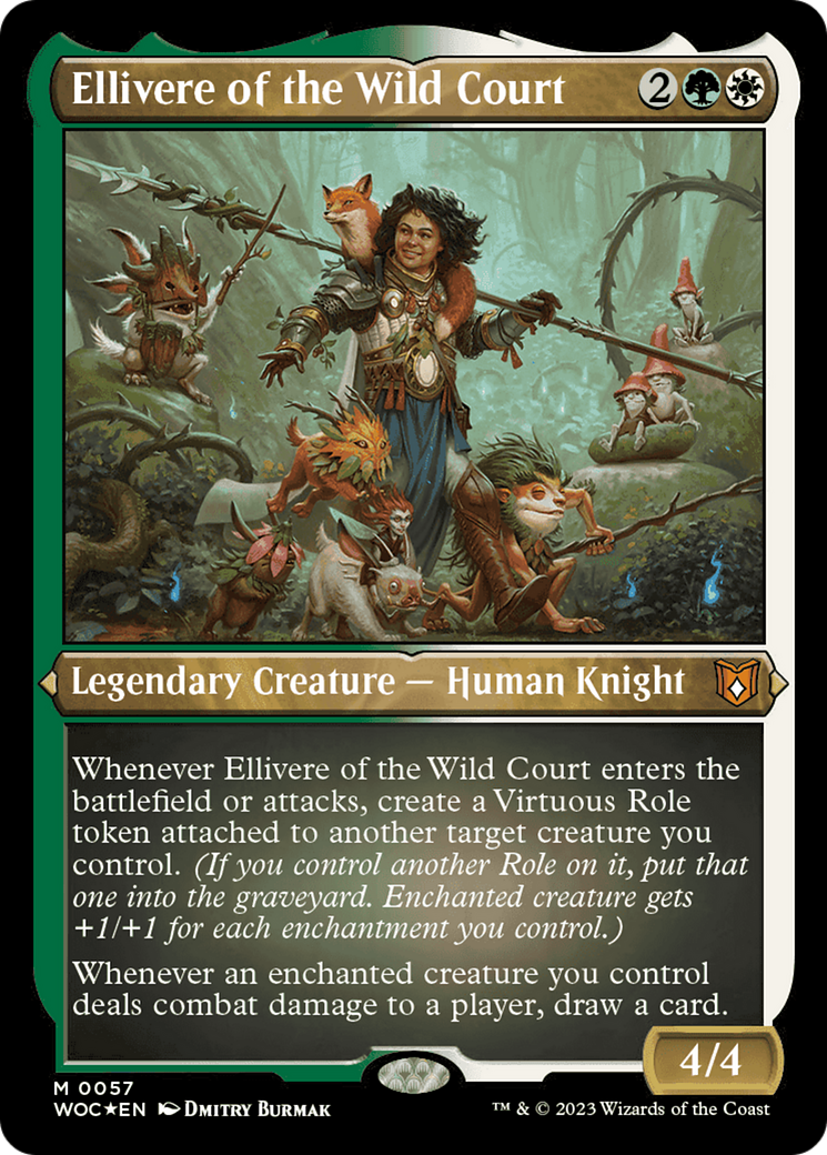 Ellivere of the Wild Court (Display Commander) [Wilds of Eldraine Commander] | Tacoma Games