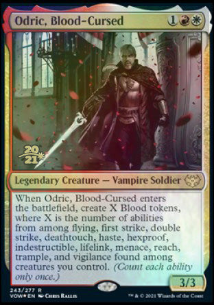 Odric, Blood-Cursed [Innistrad: Crimson Vow Prerelease Promos] | Tacoma Games