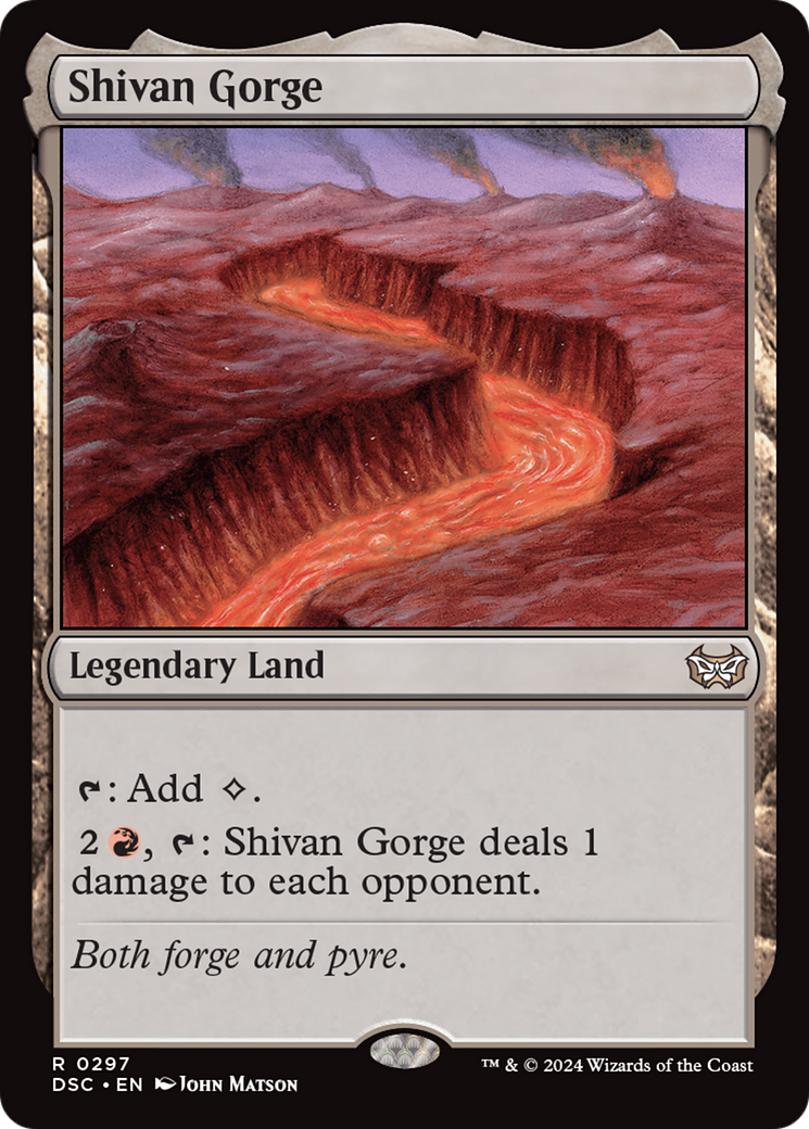 Shivan Gorge [Duskmourn: House of Horror Commander] | Tacoma Games