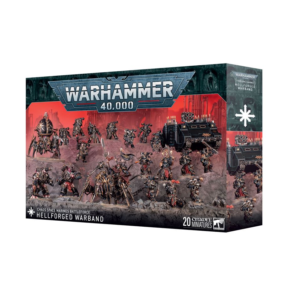 Chaos Space Marines Battleforce: Hellforged Warband | Tacoma Games
