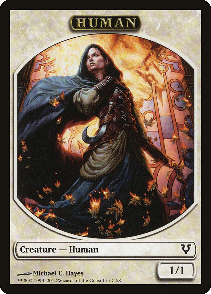 Human Token (2/8) [Avacyn Restored Tokens] | Tacoma Games