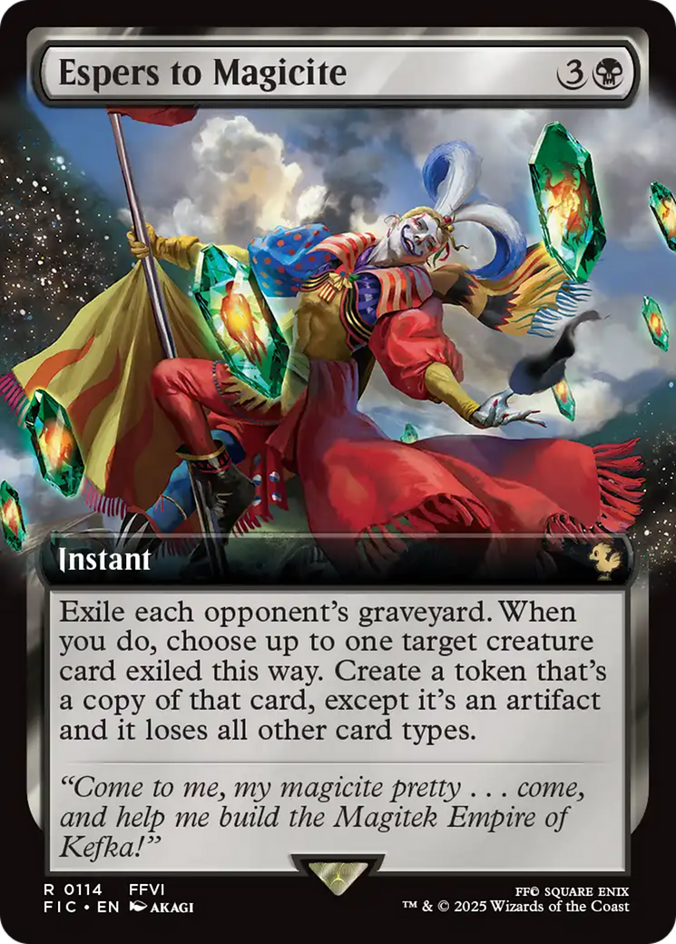 Espers to Magicite (Extended Art) [FINAL FANTASY Commander] | Tacoma Games