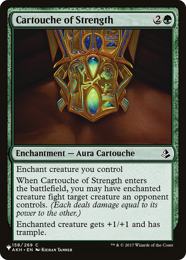 Cartouche of Strength [The List Reprints] | Tacoma Games