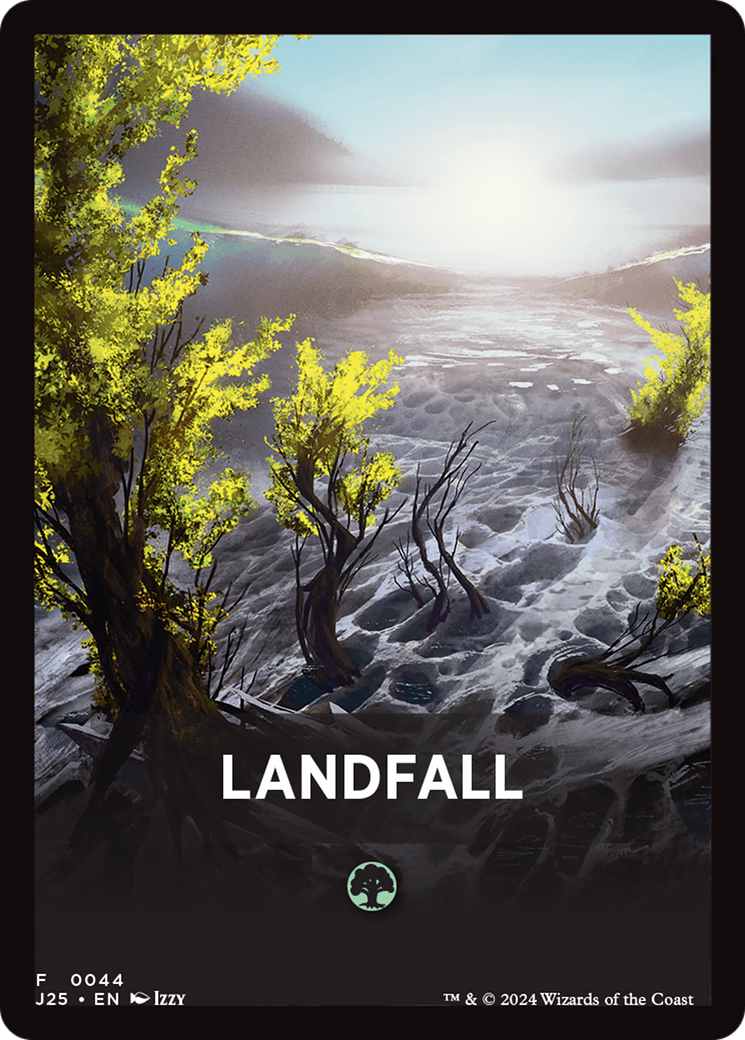 Landfall Theme Card [Foundations Jumpstart Front Cards] | Tacoma Games