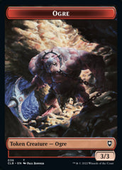 Boar // Ogre Double-Sided Token [Commander Legends: Battle for Baldur's Gate Tokens] | Tacoma Games