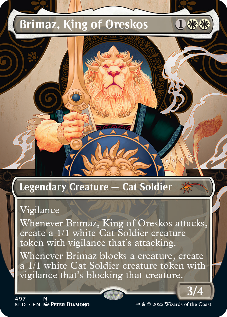 Brimaz, King of Oreskos (Borderless) [Secret Lair Drop Series] | Tacoma Games