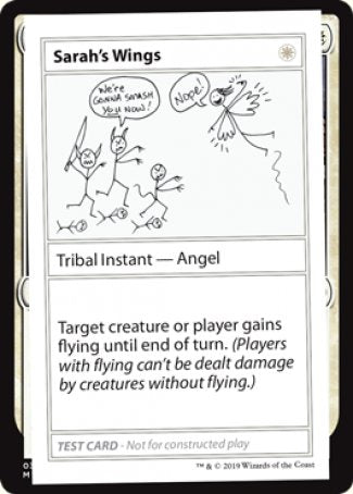 Sarah's Wings (2021 Edition) [Mystery Booster Playtest Cards] | Tacoma Games