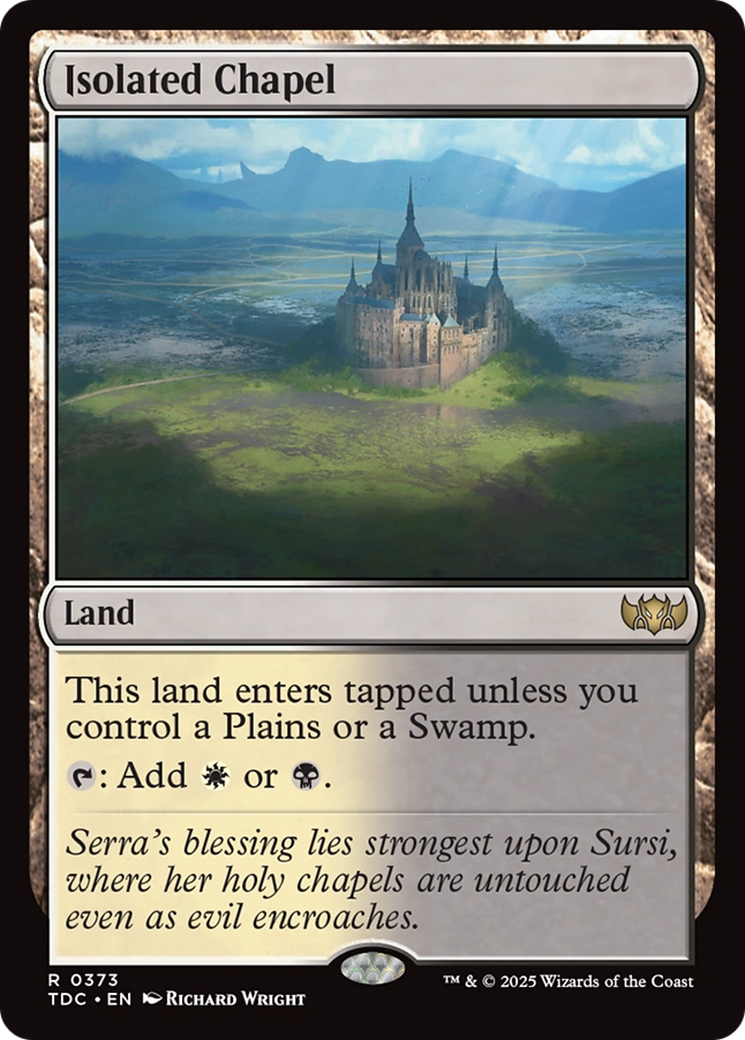 Isolated Chapel [Tarkir: Dragonstorm Commander] | Tacoma Games
