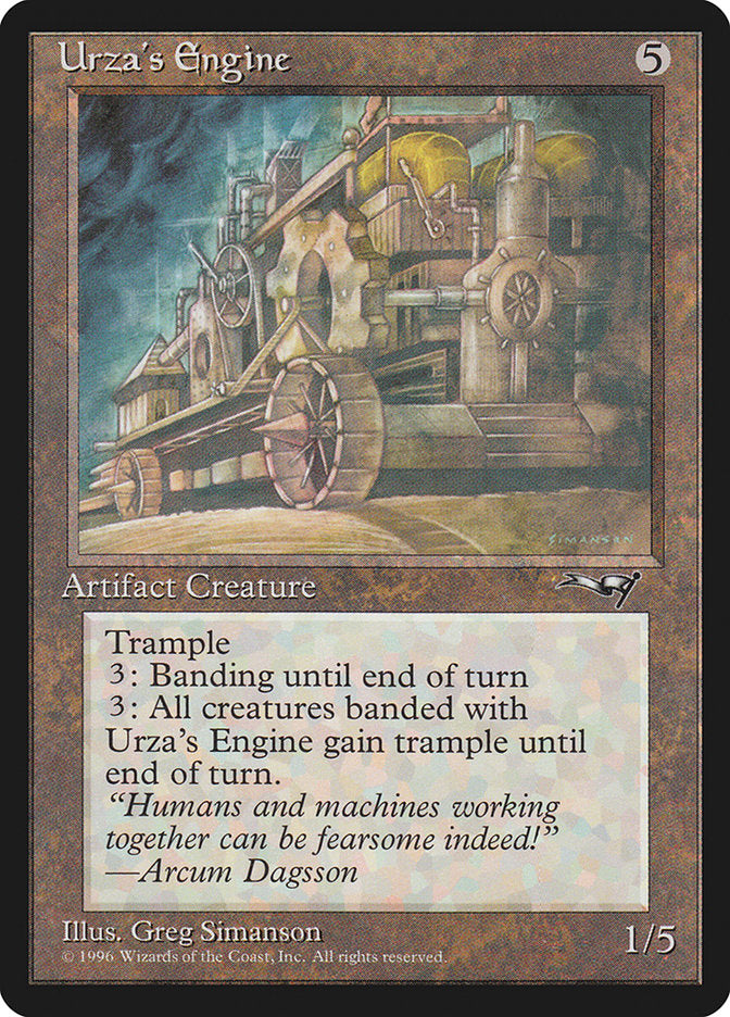 Urza's Engine [Alliances] | Tacoma Games