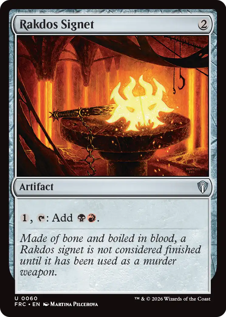 Rakdos Signet [Reality Fracture Commander] | Tacoma Games