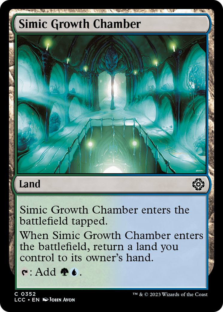 Simic Growth Chamber [The Lost Caverns of Ixalan Commander] | Tacoma Games