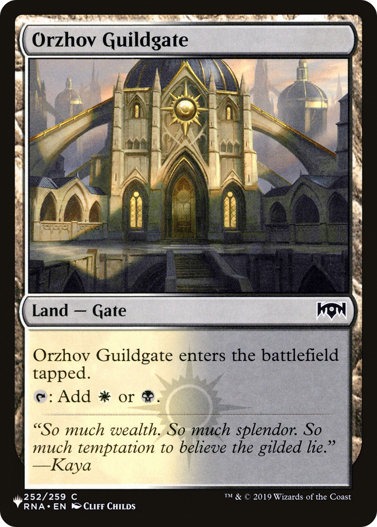 Orzhov Guildgate [The List] | Tacoma Games