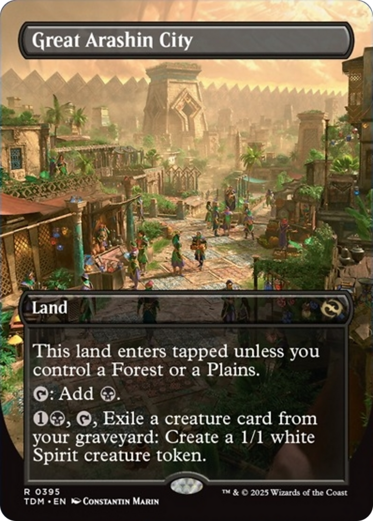 Great Arashin City (Borderless) [Tarkir: Dragonstorm] | Tacoma Games