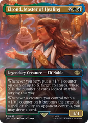 Elrond, Master of Healing (Borderless Alternate Art) [The Lord of the Rings: Tales of Middle-Earth] | Tacoma Games