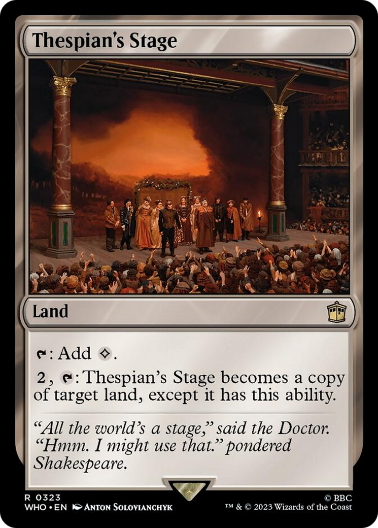 Thespian's Stage [Doctor Who] | Tacoma Games