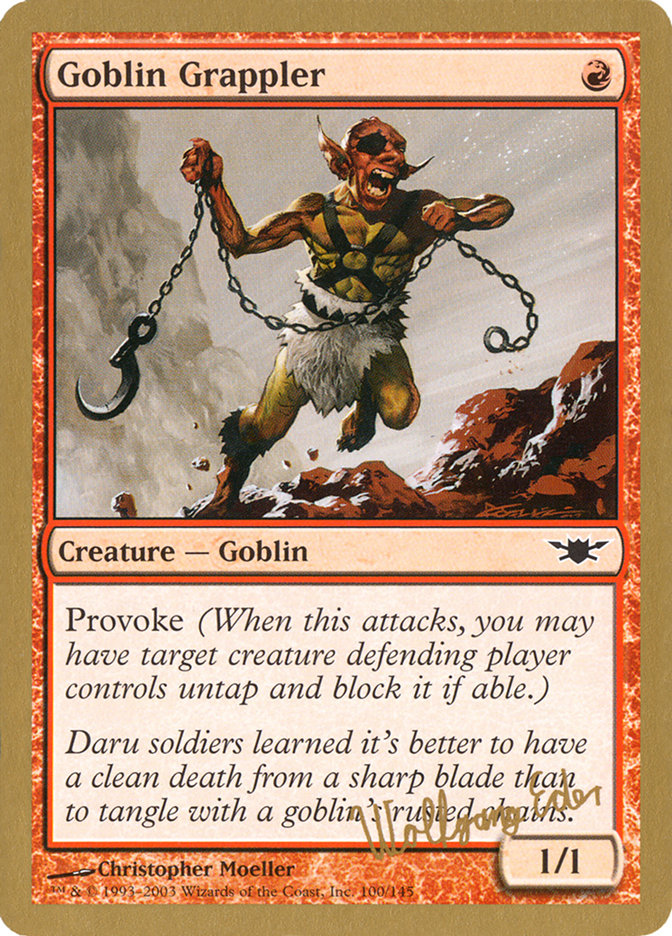 Goblin Grappler (Wolfgang Eder) [World Championship Decks 2003] | Tacoma Games