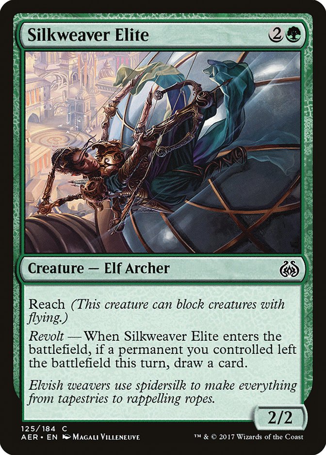 Silkweaver Elite [Aether Revolt] | Tacoma Games