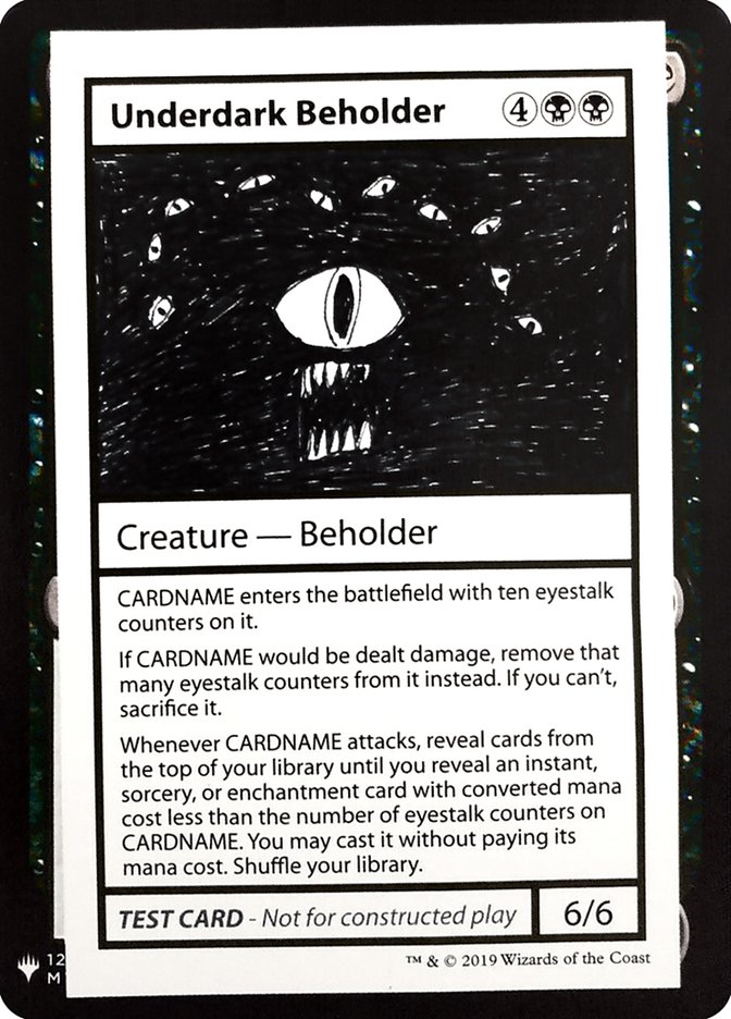 Underdark Beholder [Mystery Booster Playtest Cards] | Tacoma Games