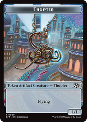 Servo // Thopter (0009) Double-Sided Token [Aetherdrift Tokens] | Tacoma Games