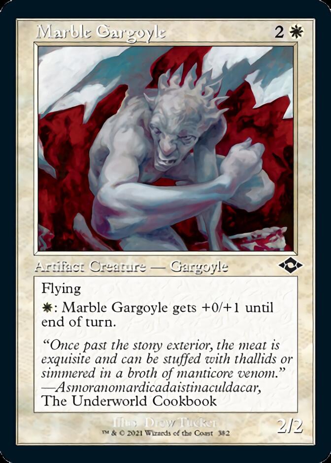 Marble Gargoyle (Retro Foil Etched) [Modern Horizons 2] | Tacoma Games