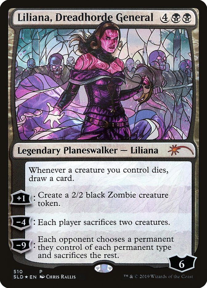 Liliana, Dreadhorde General (Stained Glass) [Secret Lair Drop Promos] | Tacoma Games