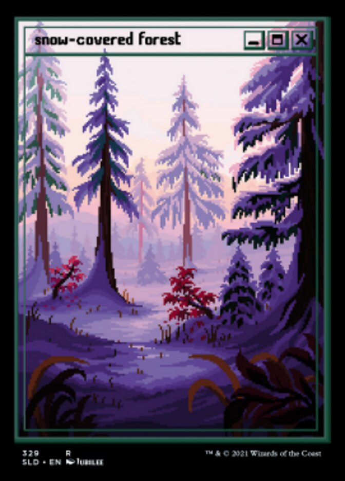 Snow-Covered Forest (Foil Etched) [Secret Lair Drop Series] | Tacoma Games