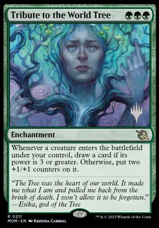 Tribute to the World Tree (Promo Pack) [March of the Machine Promos] | Tacoma Games