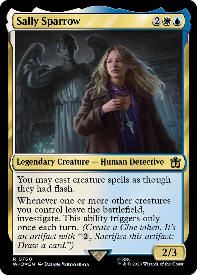 Sally Sparrow (Surge Foil) [Doctor Who] | Tacoma Games