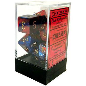 Chessex: 7ct Polyhedral Dice Set – Gemini | Tacoma Games
