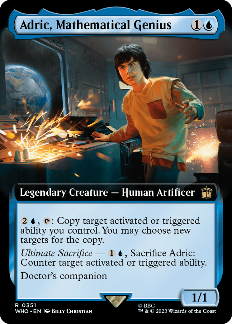 Adric, Mathematical Genius (Extended Art) [Doctor Who] | Tacoma Games