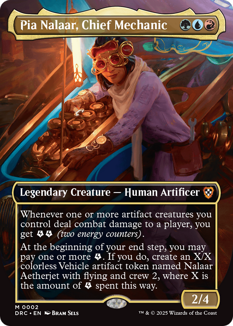 Pia Nalaar, Chief Mechanic (Borderless) [Aetherdrift Commander] | Tacoma Games